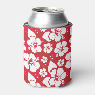 Rafraîchisseur Pour Canette Motif de fleurs de ketmie