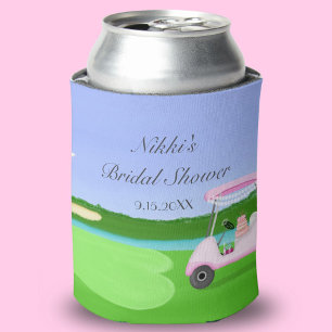 Rafraîchisseur Pour Canette Motif de golf pour une fête de mariage avec voitur