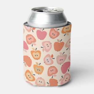 Rafraîchisseur Pour Canette Motif de pomme rose et orange mignon