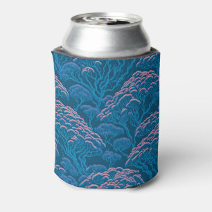 Rafraîchisseur Pour Canette Motif de récif corallien bleu et rose