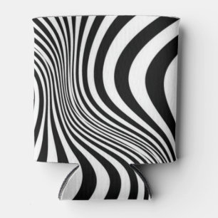 Rafraîchisseur Pour Canette Motif de texture d'impression de peau de zèbre