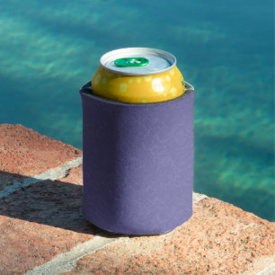 Rafraîchisseur Pour Canette Motif de tourbillon de surface texturée violette