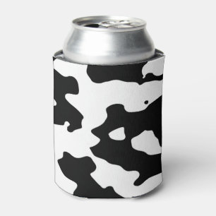 Rafraîchisseur Pour Canette Motif de vache noir et blanc