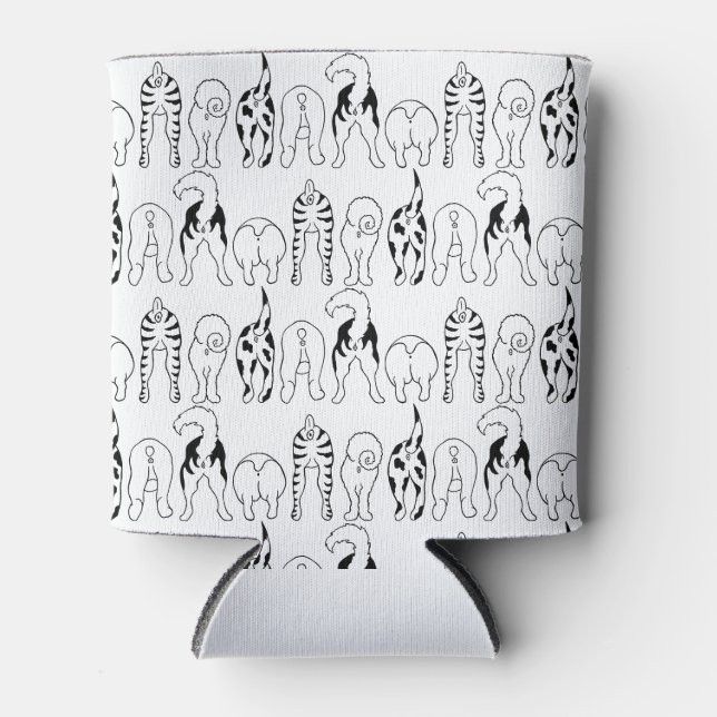 Rafraîchisseur Pour Canette Motif des boutons de chien (Devant)