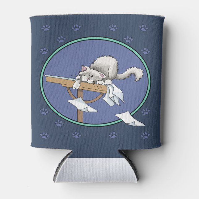 Rafraîchisseur Pour Canette Motif du mal du chat (Devant)