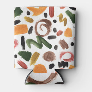 Rafraîchisseur Pour Canette Motif d'Upholstery géométrique Aquarelle Abstraite