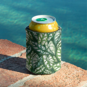 Rafraîchisseur Pour Canette Motif Feuille vert tropical