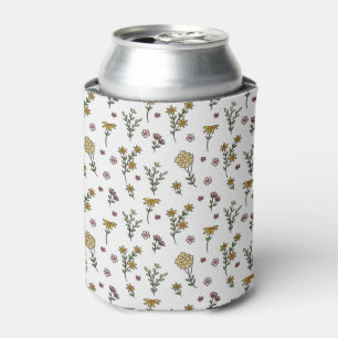 Rafraîchisseur Pour Canette Motif floral botanique victorien sombre et maussad