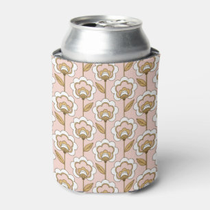 Rafraîchisseur Pour Canette Motif floral moderne de la moitié du siècle