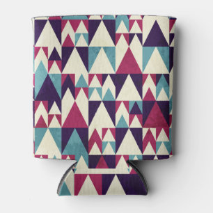 Rafraîchisseur Pour Canette Motif géométrique triangle rétro