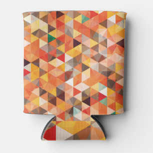 Rafraîchisseur Pour Canette Motif géométrique triangulaire Abstrait