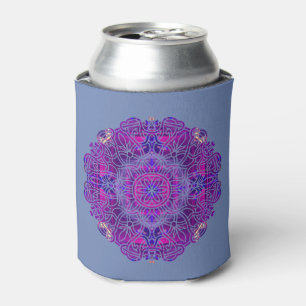 Rafraîchisseur Pour Canette Motif Mandala rose & violet