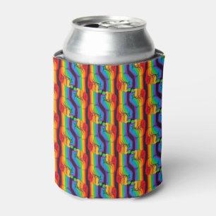 Rafraîchisseur Pour Canette Motif Rainbow Fist