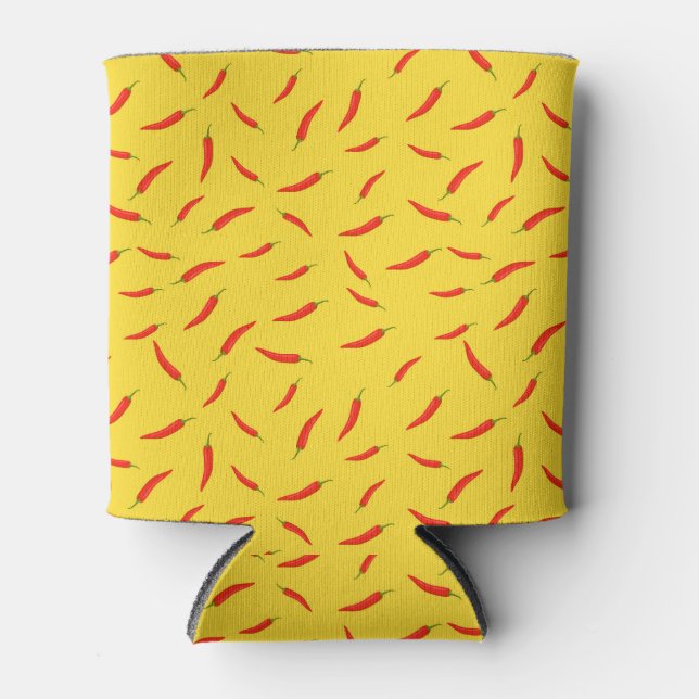 Rafraîchisseur Pour Canette Motif Red Chilies (Devant)