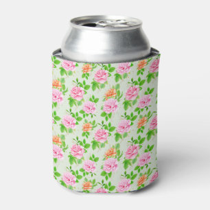 Rafraîchisseur Pour Canette Motif Roses Roses Fleurs