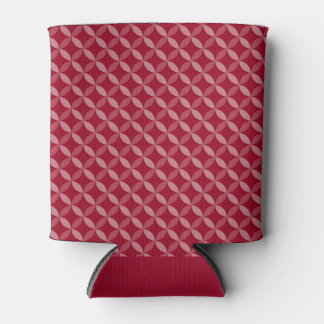 RAFRAÎCHISSEUR POUR CANETTE MOTIFS GÉOMÉTRIQUES ROUGE CANNEBERGE D'AUTOMNE