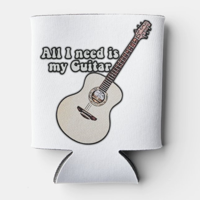 Rafraîchisseur Pour Canette motivational guitar saying for guitar lovers (Devant)