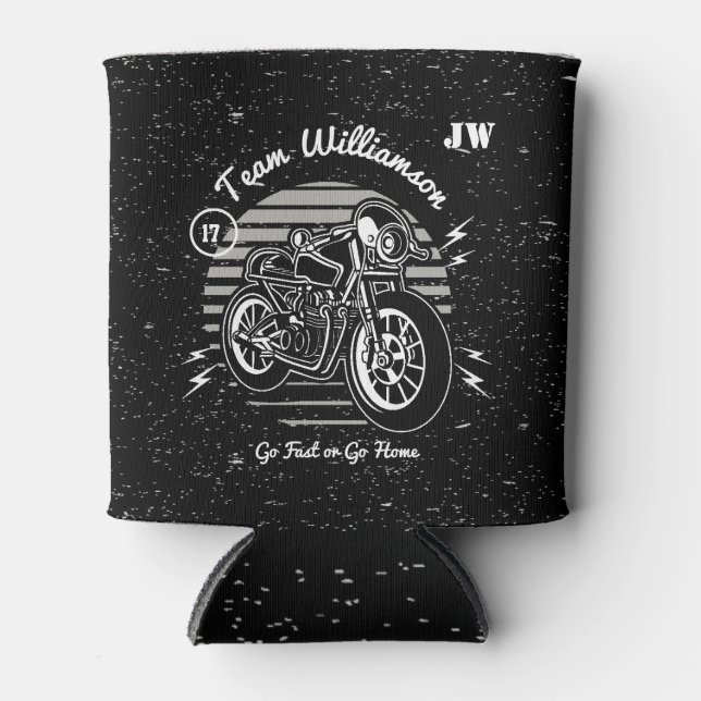 Rafraîchisseur Pour Canette Motorcyle Groom Meilleur Mariage Homme (Devant)