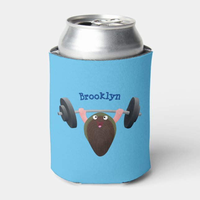 Rafraîchisseur Pour Canette Moule amusante travaillant sur l'illustration de d (Can devant)