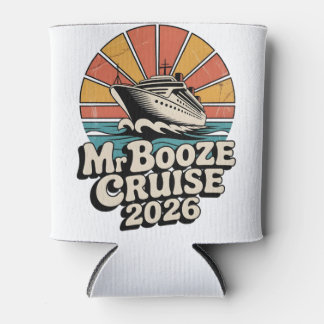 Rafraîchisseur Pour Canette Mr Booze Cruise 2026 Retro Vintage Couples 