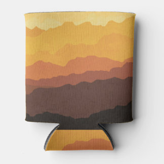 Rafraîchisseur Pour Canette Mur bohème, montagne pastel.