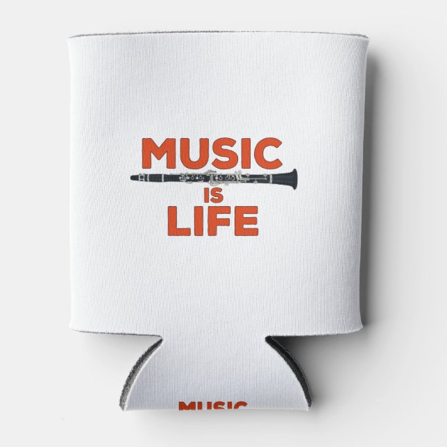 Rafraîchisseur Pour Canette Music is Life (Devant)