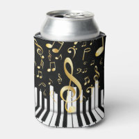 Music Note Clés de piano or de luxe