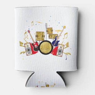 Rafraîchisseur Pour Canette musique partie guitare batterie ensemble musical