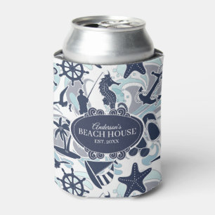 Rafraîchisseur Pour Canette Nautical Beach