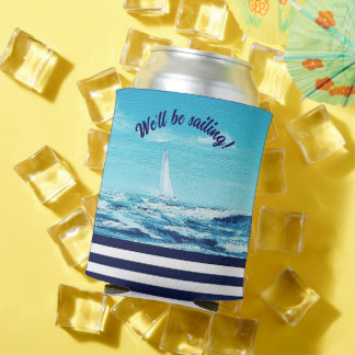 Rafraîchisseur Pour Canette Nautique/voilier/vagues océaniques/Nous navigueron