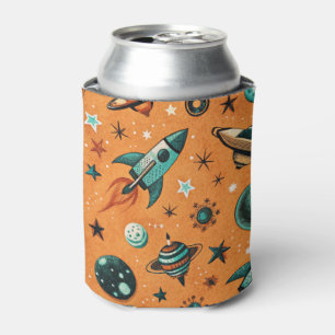 Rafraîchisseur Pour Canette Navires-fusée vintages pour engins spatiaux Motif 