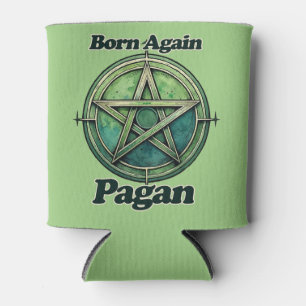 Rafraîchisseur Pour Canette Né de nouveau Pagan Pentacle Art Green Witch Pagan