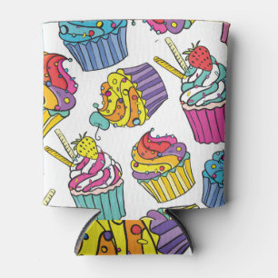 Rafraîchisseur Pour Canette Neon Cakes : Pop Art Motif.
