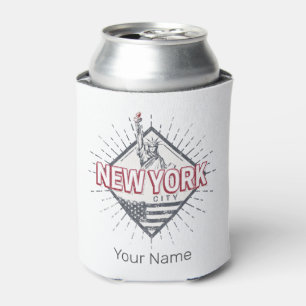 Rafraîchisseur Pour Canette New York City États-Unis Vintage USA Souvenir