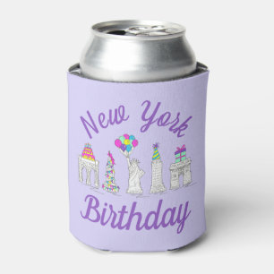 Rafraîchisseur Pour Canette New York City NYC Landmarks fête d'anniversaire