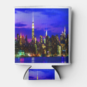 Rafraîchisseur Pour Canette New York City Skyline la nuit