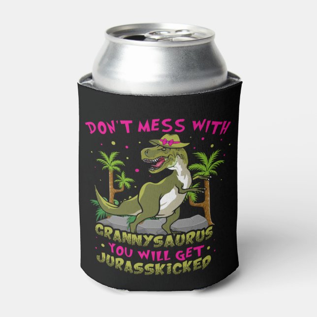 Rafraîchisseur Pour Canette N'hésitez pas avec Grannysaurus Can Cooler (Can devant)