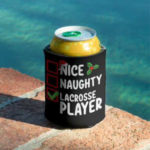 Rafraîchisseur Pour Canette Nice Naughty Lacrosse Lecteur Liste de Noël