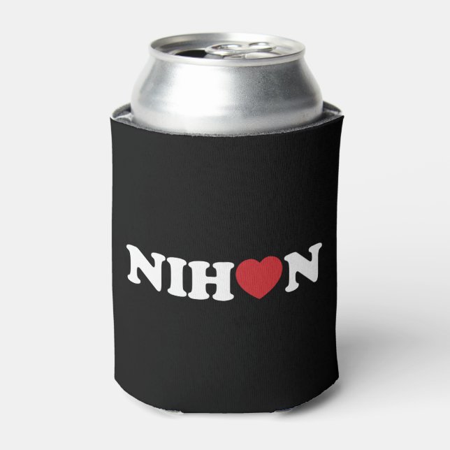 Rafraîchisseur Pour Canette Nihon Love Heart Can Cooler (Can devant)
