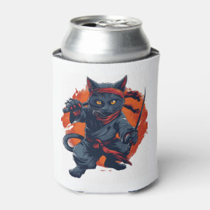 Rafraîchisseur Pour Canette Ninja Chat furtive