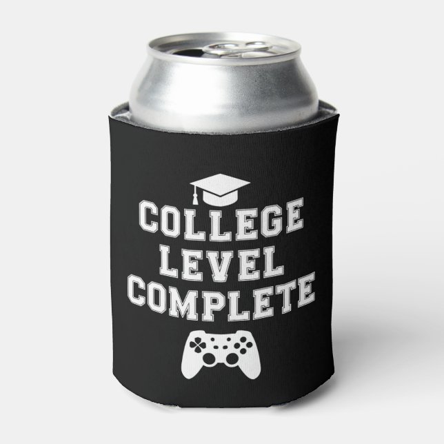 Rafraîchisseur Pour Canette Niveau collégial Complet Graduation Gamer Jeu (Can devant)