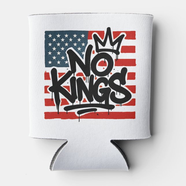 Rafraîchisseur Pour Canette No Kings In America Save Democracy I dissident Ant (Devant)