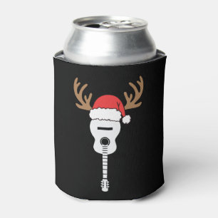 Rafraîchisseur Pour Canette Noël de la guitare Santa Hat Reindeer