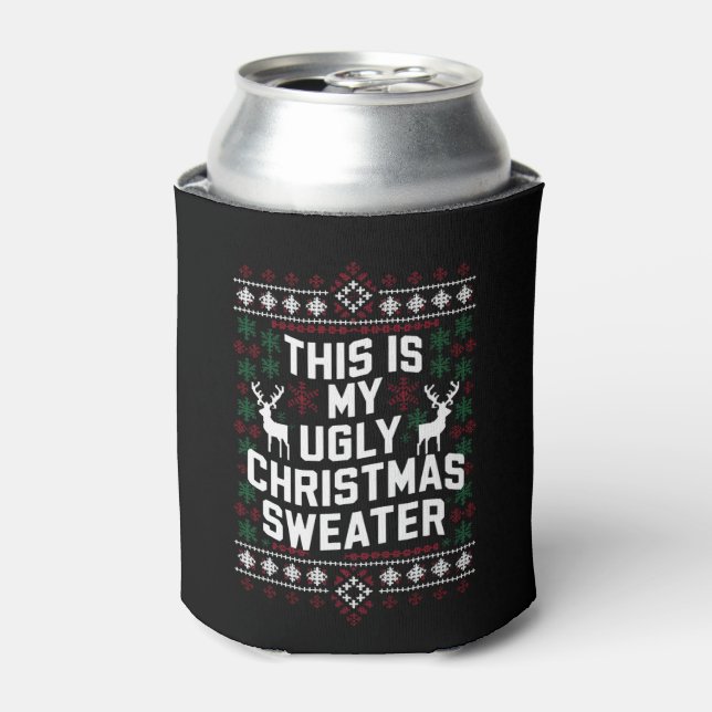 Rafraîchisseur Pour Canette Noël drôle c'est mon pull de Noël laid (Can devant)