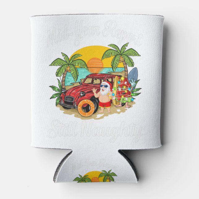 Rafraîchisseur Pour Canette Noël en Juillet - Rapport de mi-année toujours vil (Devant)