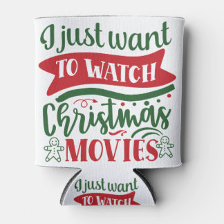 Rafraîchisseur Pour Canette Noël Je veux juste regarder les films de Noël.pn