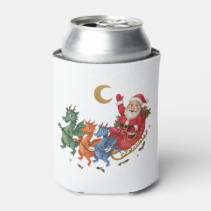 Rafraîchisseur Pour Canette Noël Santa traîneau dragon lune vacances