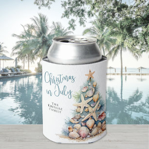 Rafraîchisseur Pour Canette Noël sur la plage en juillet