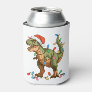 Rafraîchisseur Pour Canette Noël T Rex Dinosaure Xmas Dino Tyrannosaure