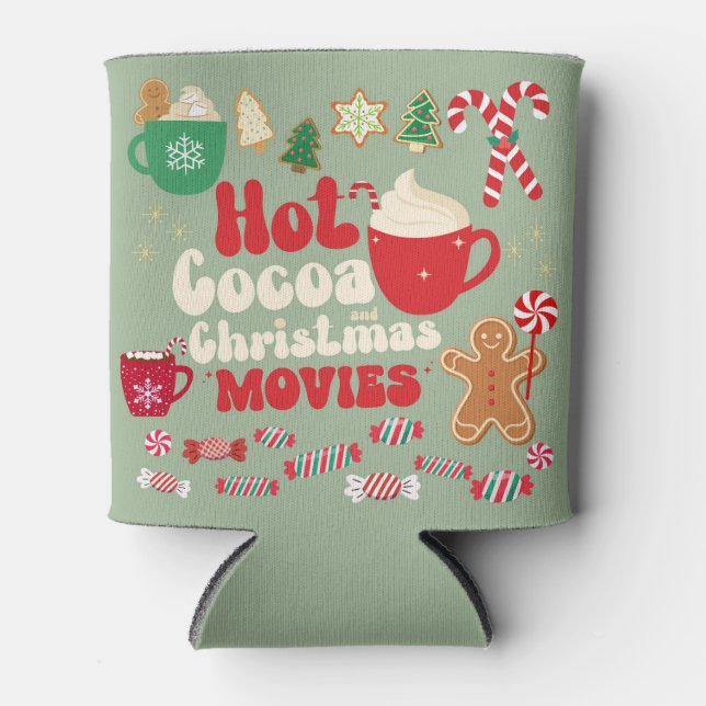 Rafraîchisseur Pour Canette Noël vintage (Devant)